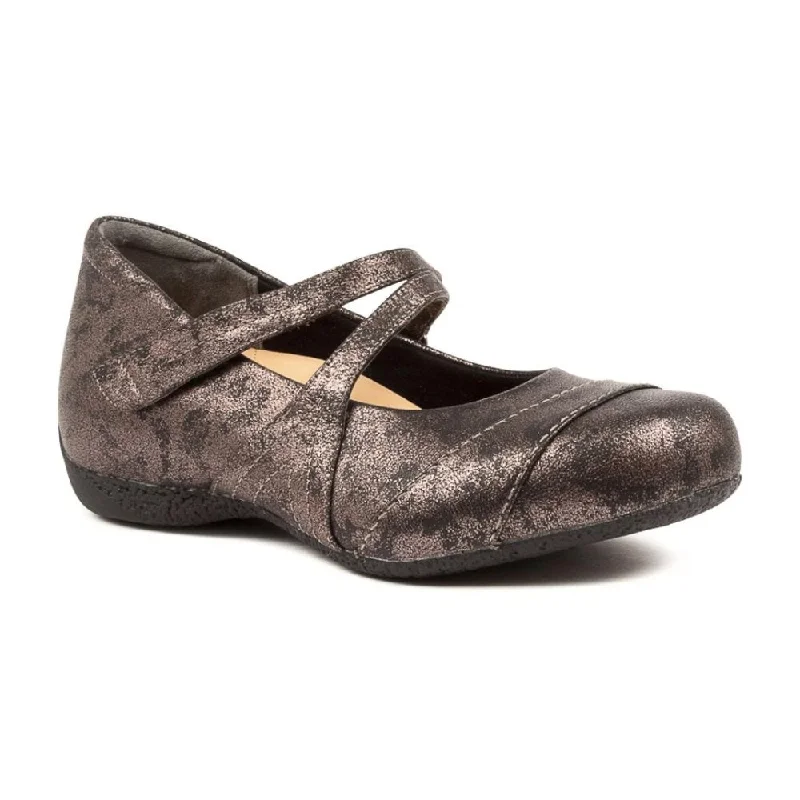 Sustainable Women's Recycled Material Loafers in Gray for Eco - Conscious ShoppersZiera Shoes Women's Xray Mary Jane Flat - Pewter Metal Leather Sustainable Women's Recycled Material Loafers in Gray for Eco - Conscious ShoppersZiera Shoes Women's Xray Mary Jane Flat - Pewter Metal Leather