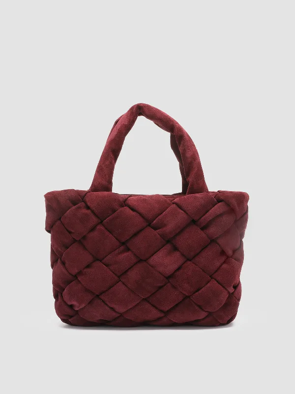 Child - Friendly Women's Loafers in Purple for Moms on the GoOC CLASS 48 Massive - Burgundy Suede Handbag Child - Friendly Women's Loafers in Purple for Moms on the GoOC CLASS 48 Massive - Burgundy Suede Handbag