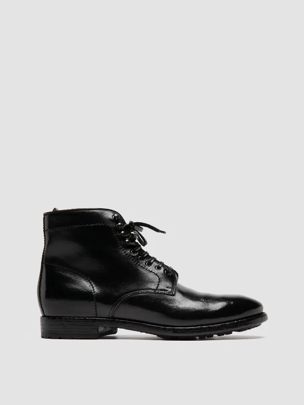 Plus Size Women's Wide - Fit Penny Loafers in Black for All - Day ComfortPRINCE 610 - Black Leather Ankle Boots Plus Size Women's Wide - Fit Penny Loafers in Black for All - Day ComfortPRINCE 610 - Black Leather Ankle Boots