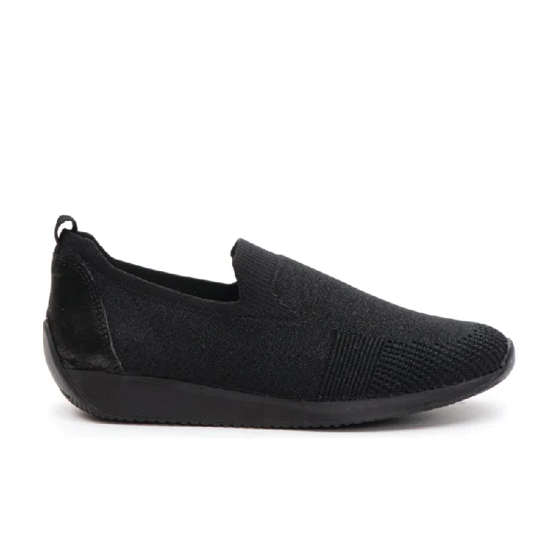 Shock - Absorbing Women's Loafers in Gray for Active LifestylesAra Women's Leena - Black Shock - Absorbing Women's Loafers in Gray for Active LifestylesAra Women's Leena - Black