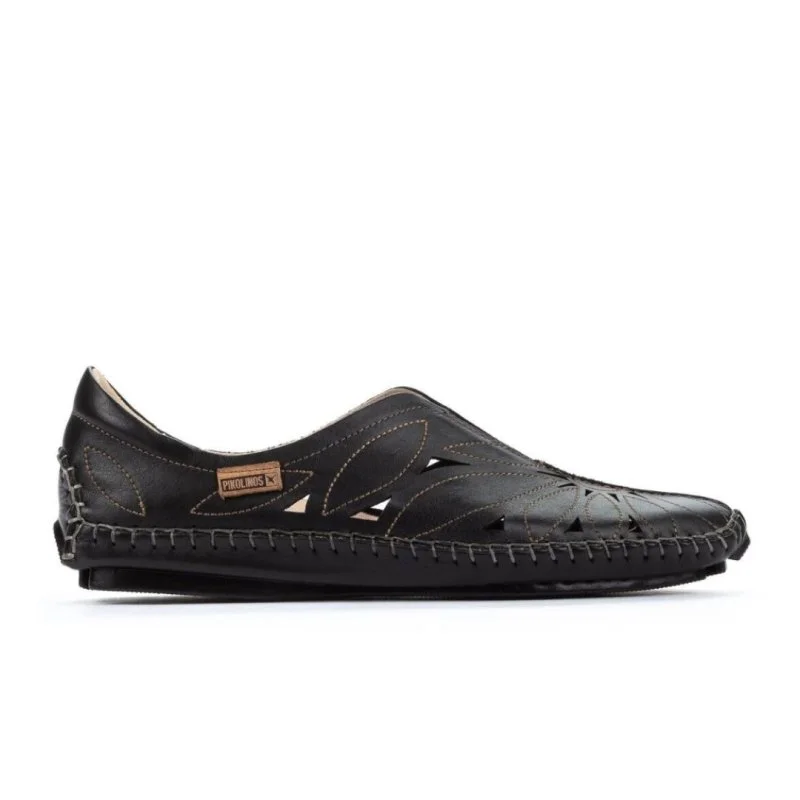 Women's Embroidered Floral Pattern Loafers in Beige for a Spring - Inspired OutfitPikolinos Women's Jerez 578-7399 - Black Women's Embroidered Floral Pattern Loafers in Beige for a Spring - Inspired OutfitPikolinos Women's Jerez 578-7399 - Black