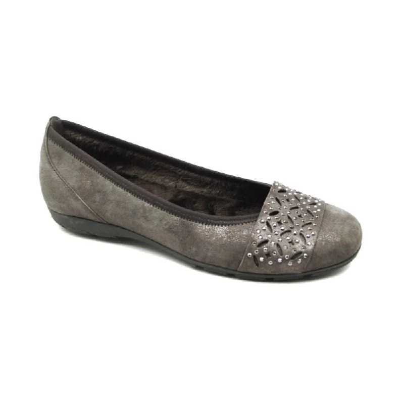 Women's Tassel - Trimmed Loafers with a Low Heel in Olive Green for a Trendy TwistGabor Women's 7.4160.33 Embellished Ballet Flat - Grey Metallic Women's Tassel - Trimmed Loafers with a Low Heel in Olive Green for a Trendy TwistGabor Women's 7.4160.33 Embellished Ballet Flat - Grey Metallic