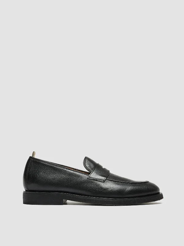 Child - Friendly Women's Loafers in Purple for Moms on the GoChild - Friendly Women's Loafers in Purple for Moms on the GoOPERA FLEXI 101 - Black Leather Penny Loafers