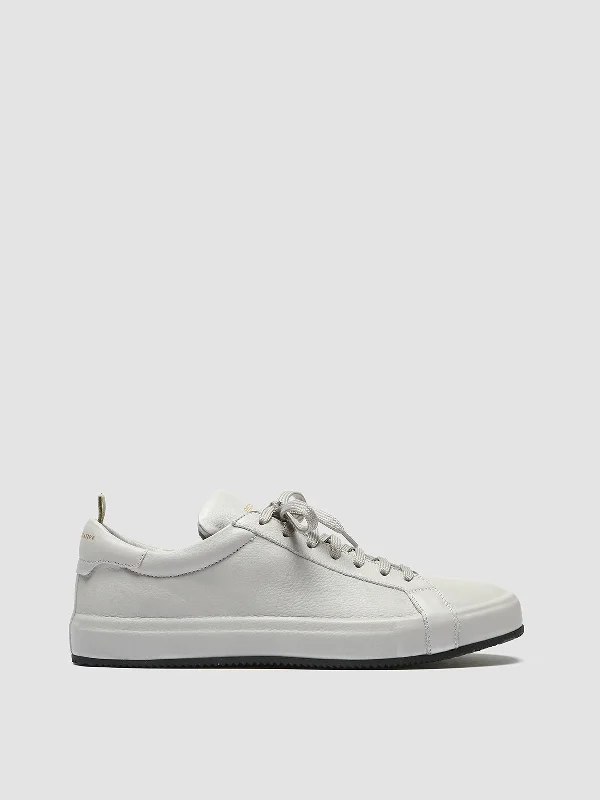 Women's Embroidered Floral Pattern Loafers in Beige for a Spring - Inspired OutfitCORE 001 - Grey Leather Sneakers
