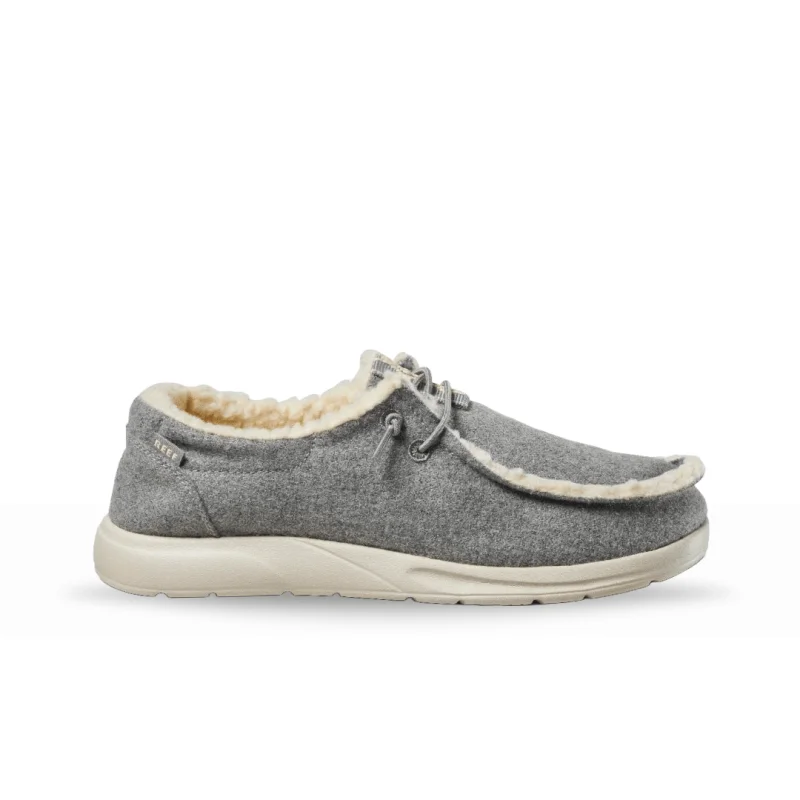 Elastic - Back Women's Loafers in Teal for Easy On - and - OffReef Women's Cushion Coast Cozy - Grey Elastic - Back Women's Loafers in Teal for Easy On - and - OffReef Women's Cushion Coast Cozy - Grey