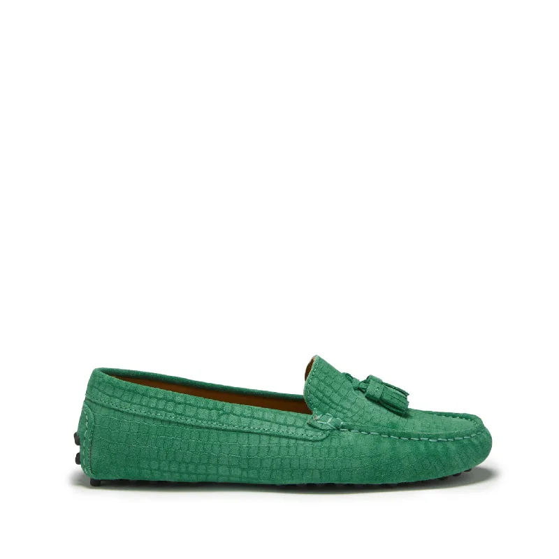 Adjustable Strap Women's Loafers in Tan for a Custom FitAdjustable Strap Women's Loafers in Tan for a Custom FitWomen's Tasselled Driving Loafers, emerald embossed suede Adjustable Strap Women's Loafers in Tan for a Custom FitAdjustable Strap Women's Loafers in Tan for a Custom FitWomen's Tasselled Driving Loafers, emerald embossed suede