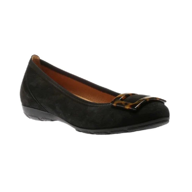 Plus Size Women's Wide - Fit Penny Loafers in Black for All - Day ComfortGabor Women's 54.164.37 Buckle Ballet Flat - Black Plus Size Women's Wide - Fit Penny Loafers in Black for All - Day ComfortGabor Women's 54.164.37 Buckle Ballet Flat - Black