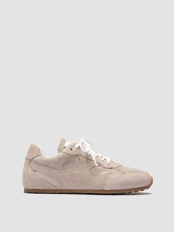 Women's Embroidered Floral Pattern Loafers in Beige for a Spring - Inspired OutfitAWAY 101 - Beige Suede Low Top Sneakers Women's Embroidered Floral Pattern Loafers in Beige for a Spring - Inspired OutfitAWAY 101 - Beige Suede Low Top Sneakers