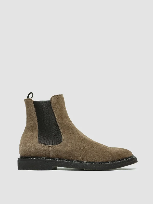 Women's Tassel - Trimmed Loafers with a Low Heel in Olive Green for a Trendy TwistHOPKINS FLEXI 204 - Taupe Suede Pull On Boots Women's Tassel - Trimmed Loafers with a Low Heel in Olive Green for a Trendy TwistHOPKINS FLEXI 204 - Taupe Suede Pull On Boots