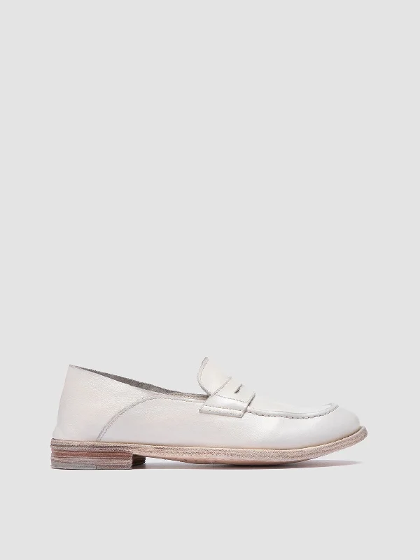 Child - Friendly Women's Loafers in Purple for Moms on the GoLEXIKON 516 - White Leather Loafers Child - Friendly Women's Loafers in Purple for Moms on the GoLEXIKON 516 - White Leather Loafers