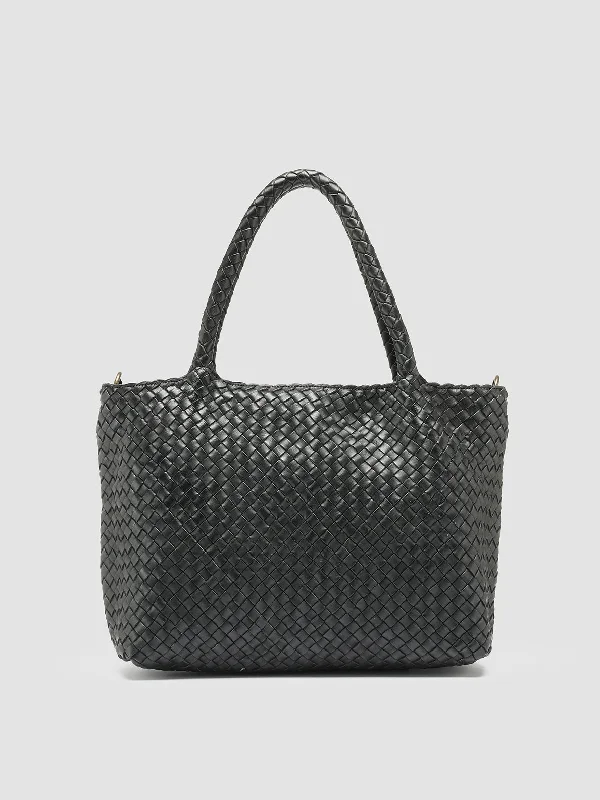 Women's Geometric - Patterned Loafers in Multicolor for a Fashion - Forward LookOC CLASS 48 - Black Leather tote bag Women's Geometric - Patterned Loafers in Multicolor for a Fashion - Forward LookOC CLASS 48 - Black Leather tote bag
