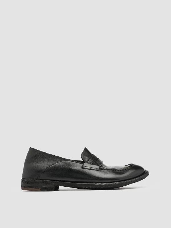 Lightweight Women's Mesh - Paneled Loafers in White for BreathabilityLEXIKON 516 - Black Leather Loafers Lightweight Women's Mesh - Paneled Loafers in White for BreathabilityLEXIKON 516 - Black Leather Loafers