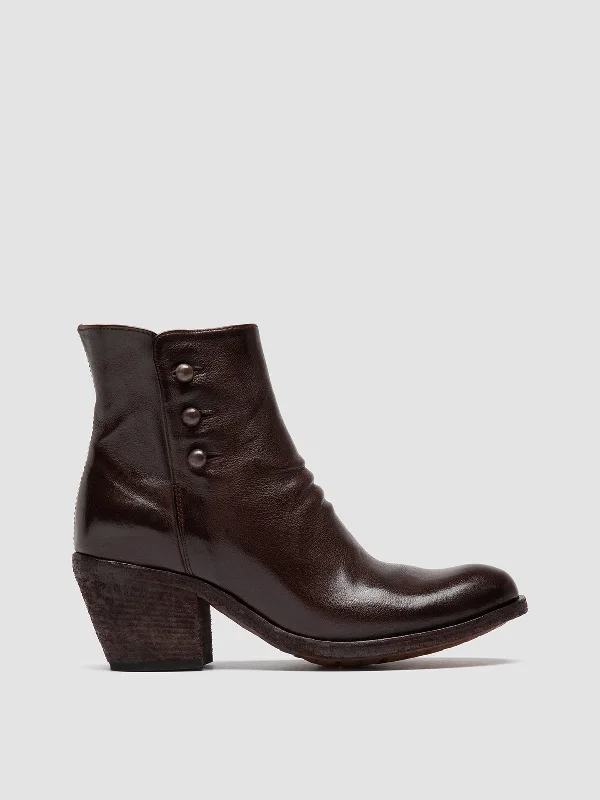 Sustainable Women's Recycled Material Loafers in Gray for Eco - Conscious ShoppersGODEAU 004 - Brown Leather Zipped Boots Sustainable Women's Recycled Material Loafers in Gray for Eco - Conscious ShoppersGODEAU 004 - Brown Leather Zipped Boots