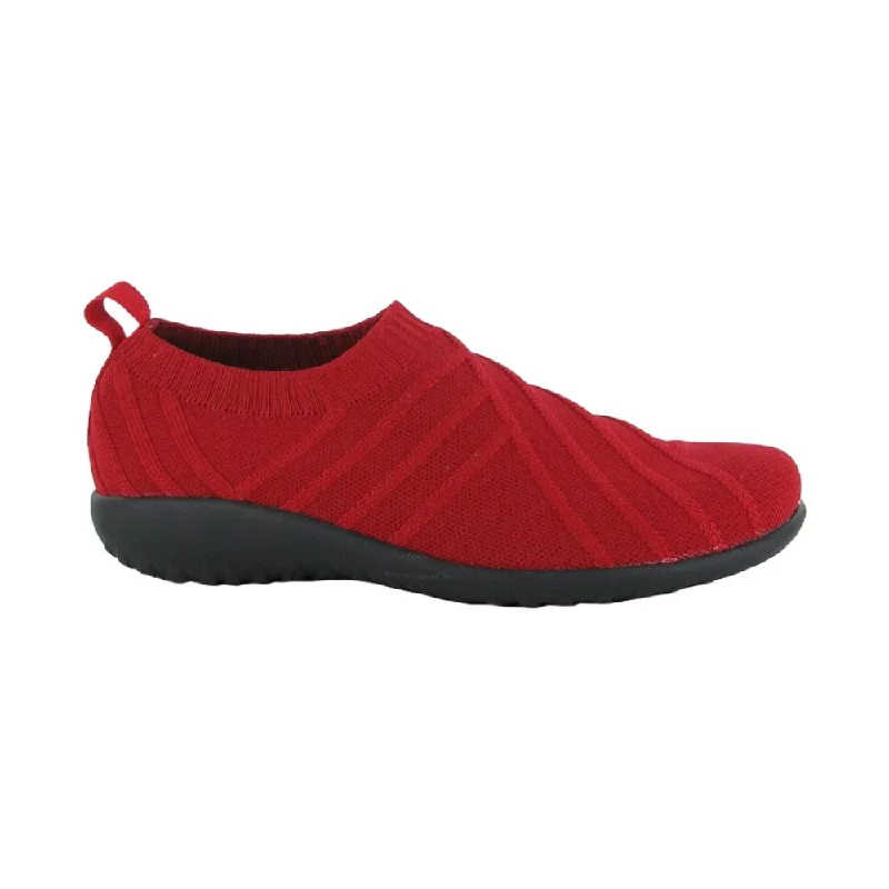 Shock - Absorbing Women's Loafers in Gray for Active LifestylesNaot Women's Okahu - Red Knit Shock - Absorbing Women's Loafers in Gray for Active LifestylesNaot Women's Okahu - Red Knit