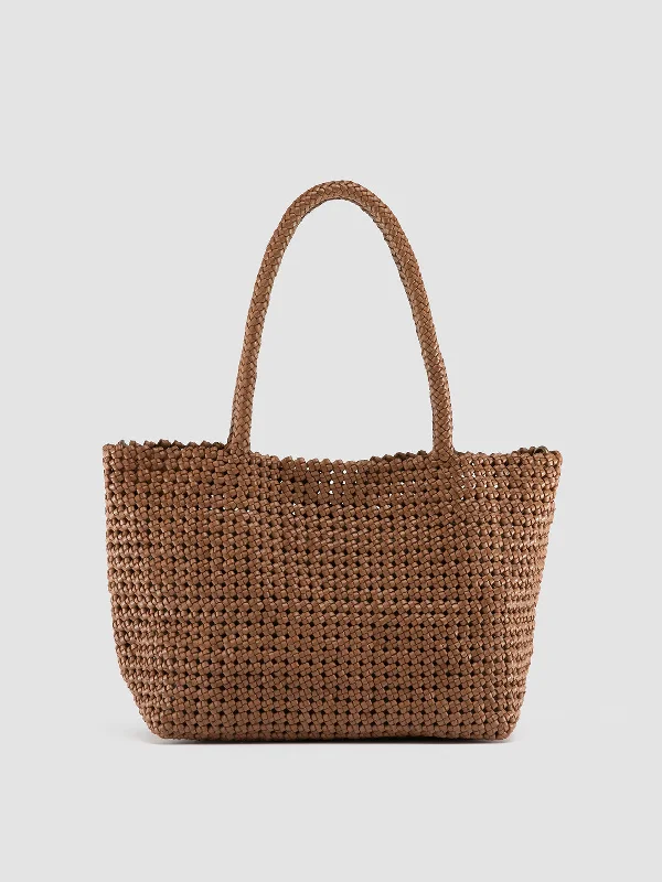 Waterproof Women's Loafers in Black for Rainy DaysSUSAN 09 - Brown Woven Leather Shoulder Bag Waterproof Women's Loafers in Black for Rainy DaysSUSAN 09 - Brown Woven Leather Shoulder Bag