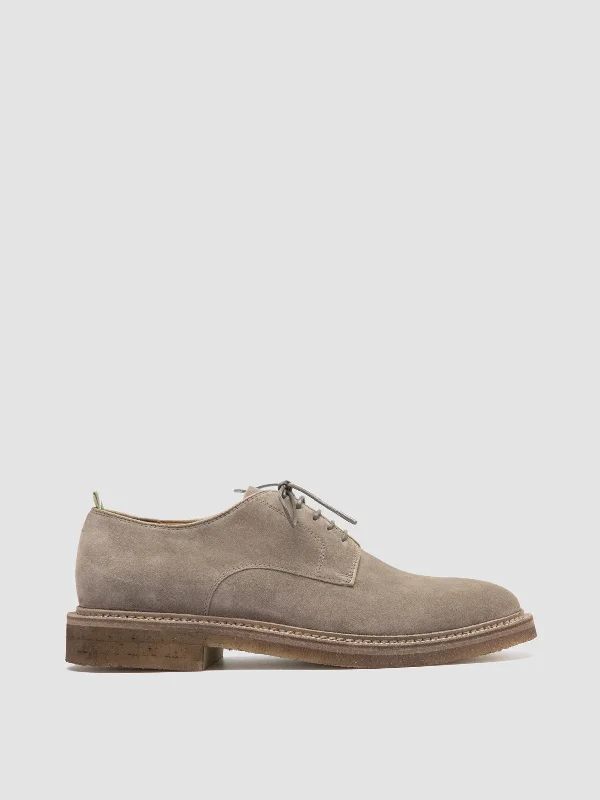 Women's Tassel - Trimmed Loafers with a Low Heel in Olive Green for a Trendy TwistHOPKINS CREPE 115 - Taupe Suede Derby Shoes Women's Tassel - Trimmed Loafers with a Low Heel in Olive Green for a Trendy TwistHOPKINS CREPE 115 - Taupe Suede Derby Shoes