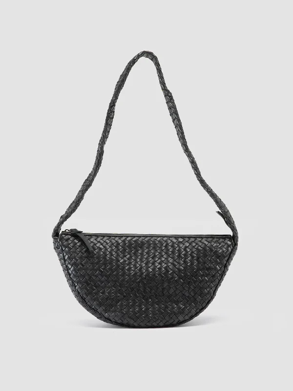 Shock - Absorbing Women's Loafers in Gray for Active LifestylesOC CLASS 068 - Black Leather Crossbody Bag