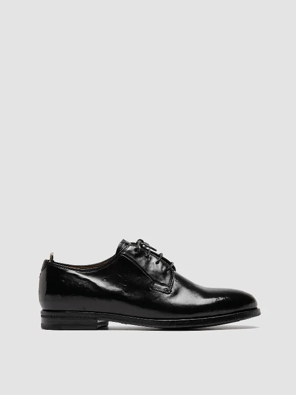 Women's Geometric - Patterned Loafers in Multicolor for a Fashion - Forward LookVANDERBILT CAOU 013 - Black Leather Derby Shoes Women's Geometric - Patterned Loafers in Multicolor for a Fashion - Forward LookVANDERBILT CAOU 013 - Black Leather Derby Shoes