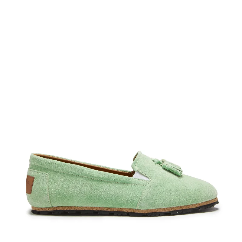 Women's Premium Leather Tassel Loafers in Dark Brown for a Classic Office LookWomen's Tasselled Espadrilles, lagoon green suede Women's Premium Leather Tassel Loafers in Dark Brown for a Classic Office LookWomen's Tasselled Espadrilles, lagoon green suede