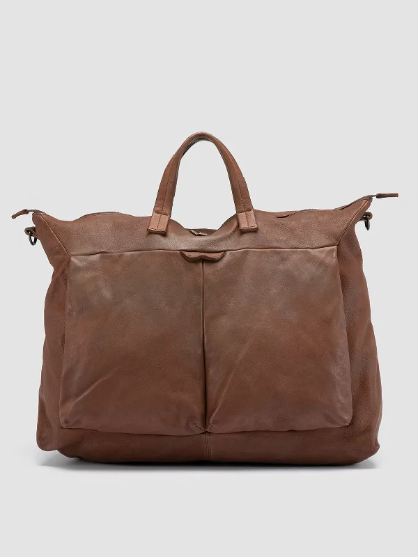 Sustainable Women's Recycled Material Loafers in Gray for Eco - Conscious ShoppersHELMET 044 - Brown Leather Weekender Sustainable Women's Recycled Material Loafers in Gray for Eco - Conscious ShoppersHELMET 044 - Brown Leather Weekender