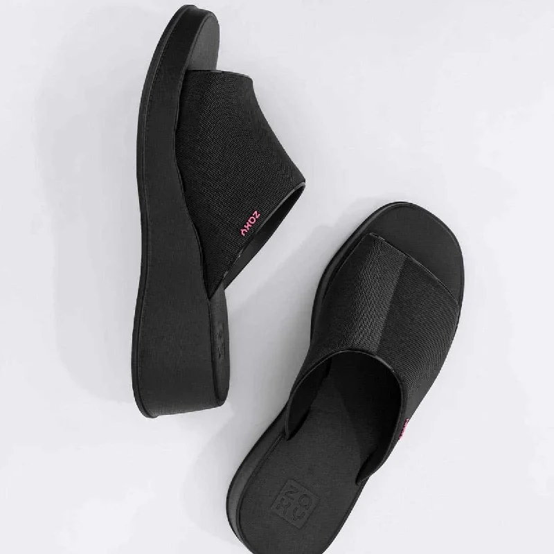 Orthopedic Women's Sandals with Arch Support in Gray for Foot HealthZaxy Sandals