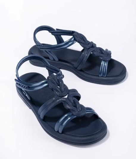 Sustainable Women's Recycled Material Sandals in Beige for Eco - Conscious ShoppersZaxy Sandals