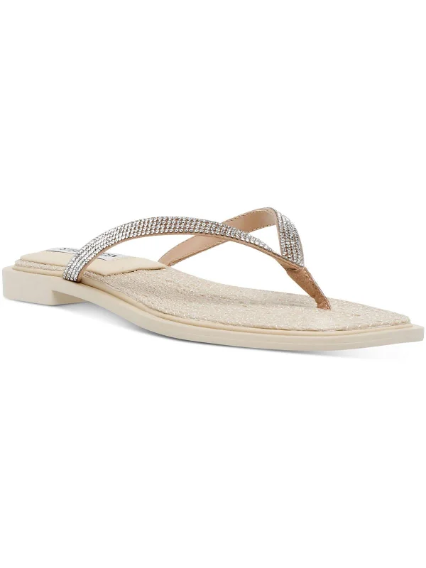 Anti - Slip Women's Sandals with a Grooved Sole in Green for Outdoor AdventuresAbela Womens Faux Leather Thong Flip-Flops Anti - Slip Women's Sandals with a Grooved Sole in Green for Outdoor AdventuresAbela Womens Faux Leather Thong Flip-Flops
