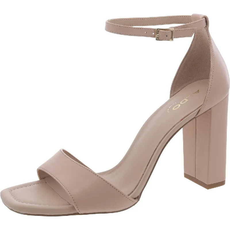 Women's Sandals with a Floral - Printed Upper in Pink for a Feminine Spring LookAldo Womens Leather Ankle Strap Heels