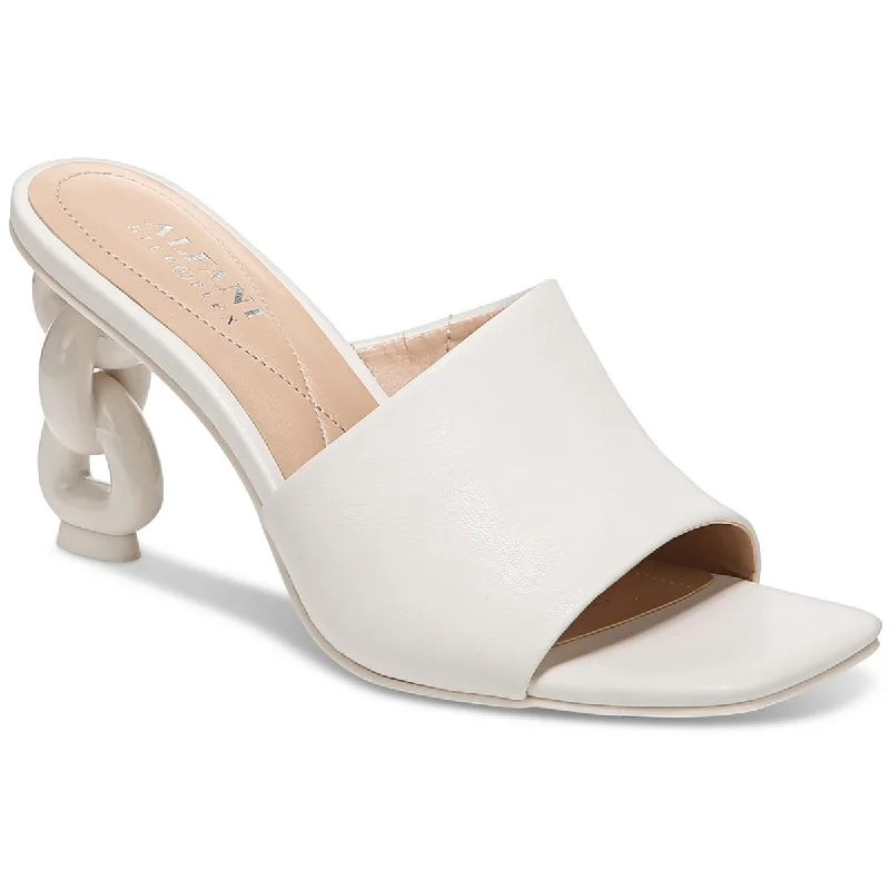 Elastic - Strap Women's Sandals with a Padded Toe in Teal for Easy On - and - OffElastic - Strap Women's Sandals with a Padded Toe in Teal for Easy On - and - OffAlfani Womens Kasy  Faux Leather Slip On Heels