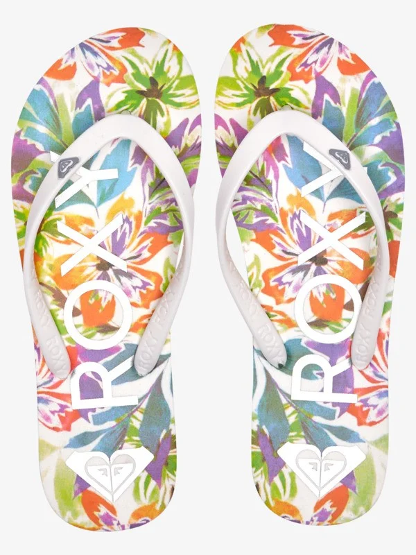 Women's Sandals with a Floral - Printed Upper in Pink for a Feminine Spring LookRoxy Sandals Woman's Two Tone Women's Sandals with a Floral - Printed Upper in Pink for a Feminine Spring LookRoxy Sandals Woman's Two Tone