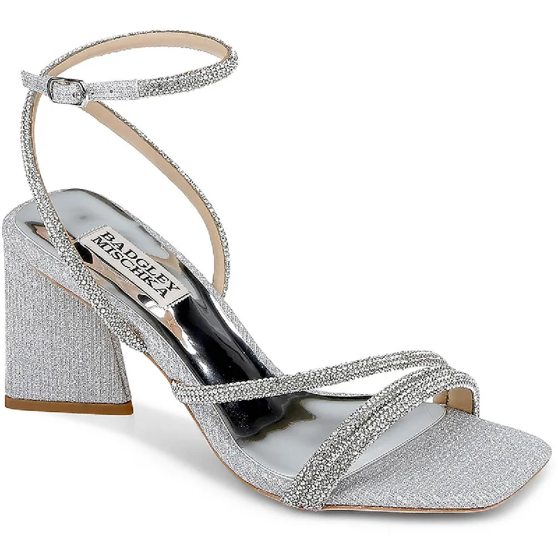 Anti - Slip Women's Sandals with a Grooved Sole in Green for Outdoor AdventuresBadgley Mischka Womens Freedom Open Toe Ankle Strap Heels