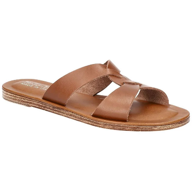 Women's Sandals with a Floral - Printed Upper in Pink for a Feminine Spring LookBella Vita Womens Dov-Italy Leather Slip On Slide Sandals