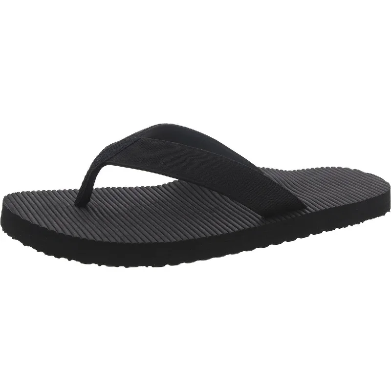 Anti - Slip Women's Sandals with a Grooved Sole in Green for Outdoor AdventuresBHFO Womens Solid Slip On Thong Sandals