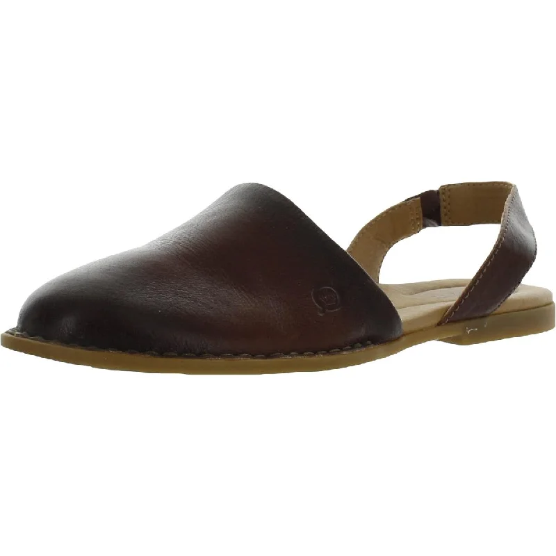 Lightweight Women's Mesh - Paneled Sandals in Yellow for BreathabilityBorn Womens Leif Leather Slip On Slingback Sandals