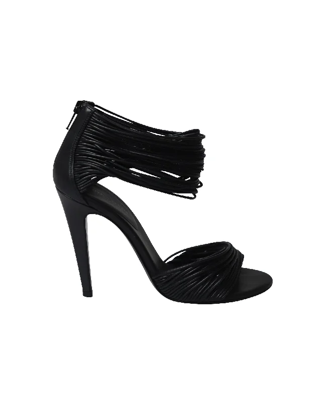Orthopedic Women's Sandals with Arch Support in Gray for Foot HealthBottega Veneta Strappy High Heel Sandals in Black Leather