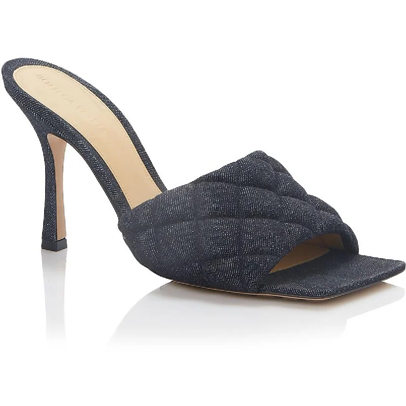 Waterproof Women's Rubber Beach Sandals with Arch Support in Blue for Water ActivitiesWaterproof Women's Rubber Beach Sandals with Arch Support in Blue for Water ActivitiesBottega Veneta Womens Denim Siletto Heels