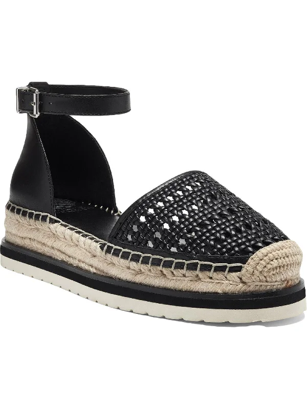 Elastic - Strap Women's Sandals with a Padded Toe in Teal for Easy On - and - OffBredenna Womens Leather Ankle Strap Espadrilles Elastic - Strap Women's Sandals with a Padded Toe in Teal for Easy On - and - OffBredenna Womens Leather Ankle Strap Espadrilles