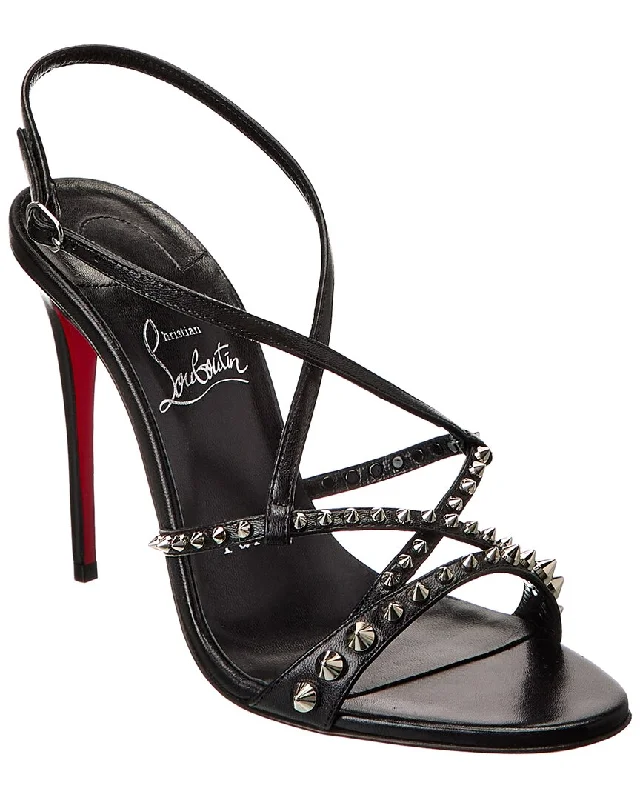 Women's Thong Sandals with a Beaded Design in Multicolor for a Beachy AestheticChristian Louboutin Tatooshka Spikes 100 Leather Sandal Women's Thong Sandals with a Beaded Design in Multicolor for a Beachy AestheticChristian Louboutin Tatooshka Spikes 100 Leather Sandal
