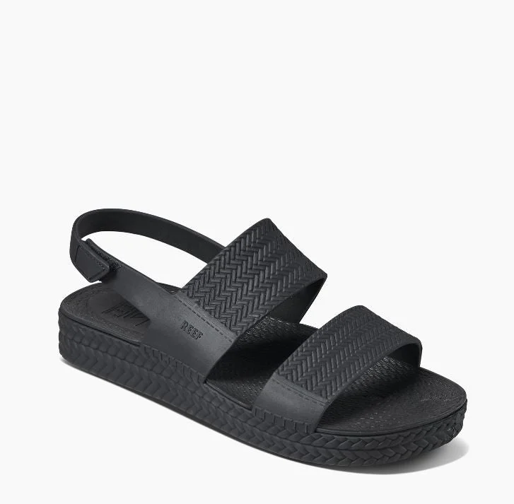 Women's Flat Slide Sandals with a Memory Foam Insole in White for All - Day ComfortReef Sandals Woman's Water Friendly TPU Straps