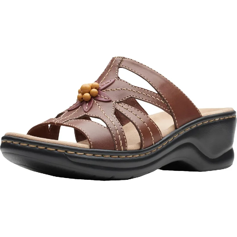 Women's Strappy Gladiator Sandals with Buckle Closures in Tan for a Boho LookClarks Womens Leather Slip On Slide Sandals