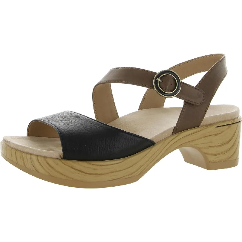 Child - Friendly Women's Sandals with a Secure Buckle in Purple for Moms on the GoDansko Womens Leather Slip On Heels