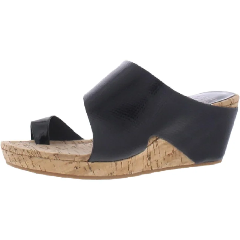 Women's Ankle - Strap Sandals with a Block Heel in Red for a Sophisticated StyleWomen's Ankle - Strap Sandals with a Block Heel in Red for a Sophisticated StyleDonald J. Pliner Womens Gemmy Leather Slip-On Slide Sandals