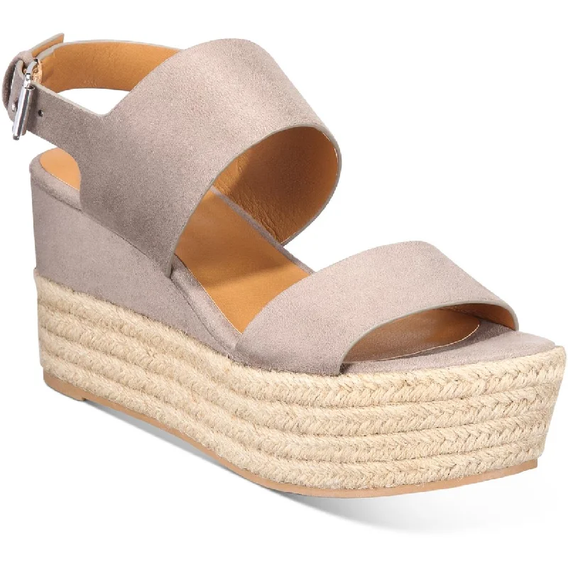 Child - Friendly Women's Sandals with a Secure Buckle in Purple for Moms on the GoDV By Dolce Vita Womens Lee Lee Faux Suede Espadrilles Platform Sandals