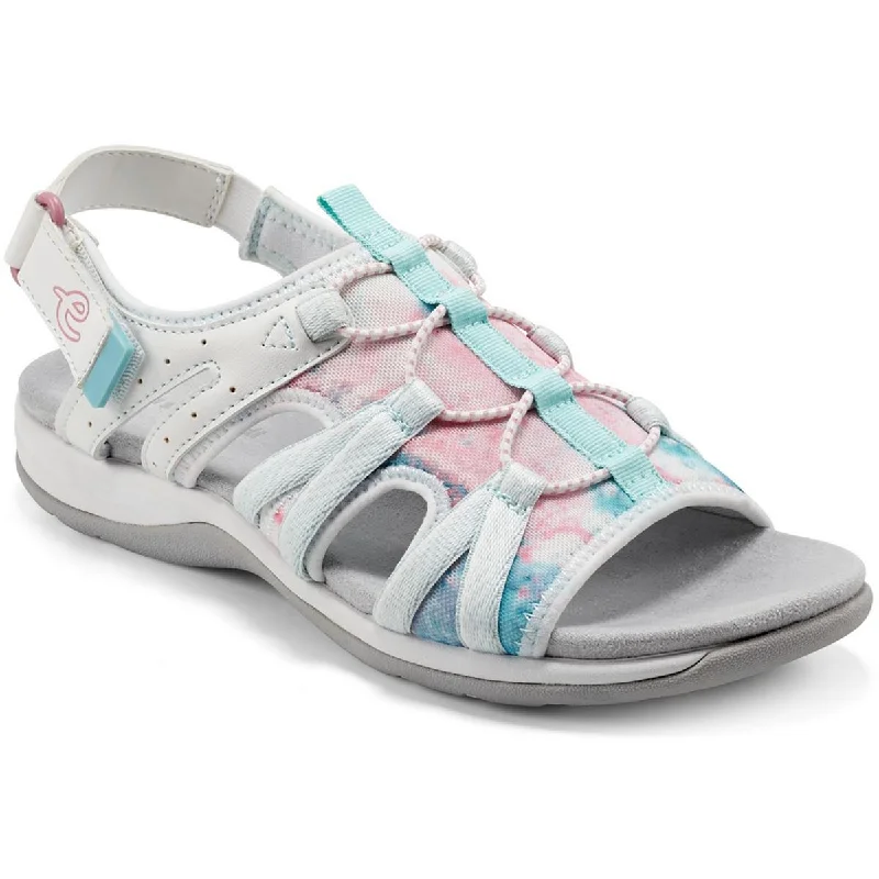 Women's Sandals with a Glitter - Coated Strap in Gold for a Sparkly Summer OutfitEasy Spirit Womens Spark 9 Faux Leather Cut-Out Sport Sandals Women's Sandals with a Glitter - Coated Strap in Gold for a Sparkly Summer OutfitEasy Spirit Womens Spark 9 Faux Leather Cut-Out Sport Sandals