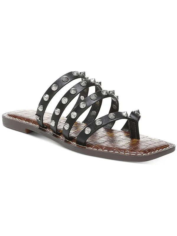 Elastic - Strap Women's Sandals with a Padded Toe in Teal for Easy On - and - OffEloise Womens Leather Studded Thong Sandals Elastic - Strap Women's Sandals with a Padded Toe in Teal for Easy On - and - OffEloise Womens Leather Studded Thong Sandals