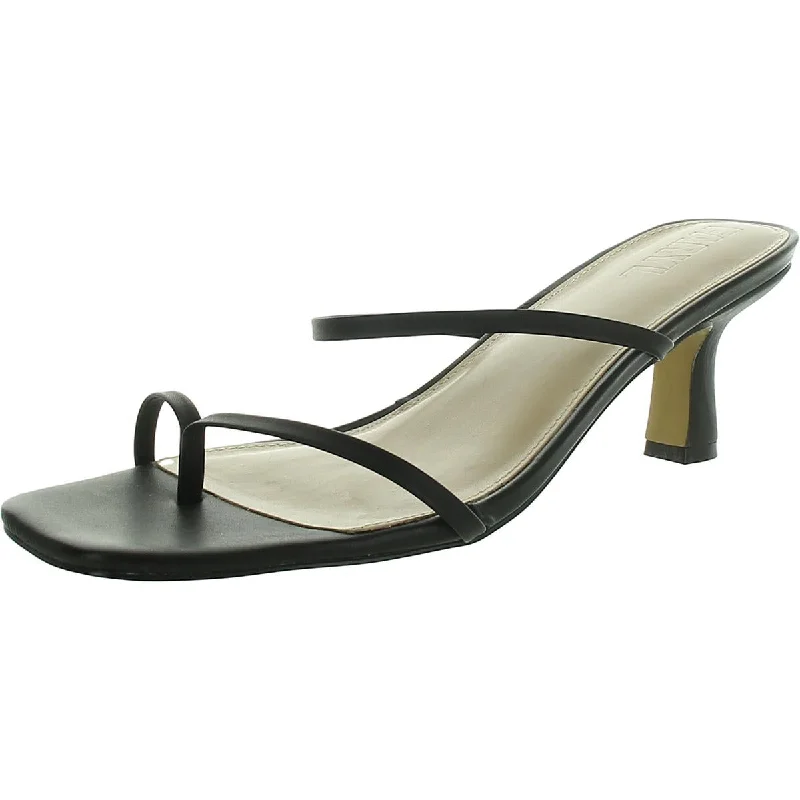 Elastic - Strap Women's Sandals with a Padded Toe in Teal for Easy On - and - OffFARYL by Farylrobin Womens Aria Leather Slip-On Slide Sandals