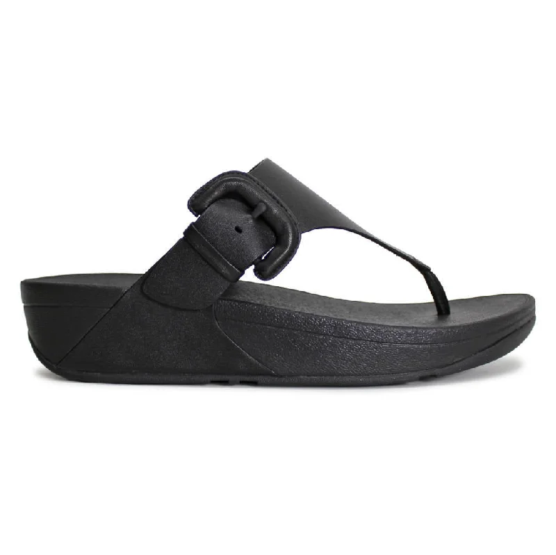 Elastic - Strap Women's Sandals with a Padded Toe in Teal for Easy On - and - OffLulu Covered Buckle Toe Post Leather Women's Toe Post Sandals