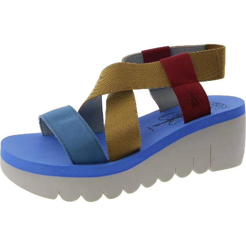 Women's Ankle - Strap Sandals with a Block Heel in Red for a Sophisticated StyleFLY London Womens Yabi 922 Fly Stretchable Mixed Media Ankle Strap Women's Ankle - Strap Sandals with a Block Heel in Red for a Sophisticated StyleFLY London Womens Yabi 922 Fly Stretchable Mixed Media Ankle Strap
