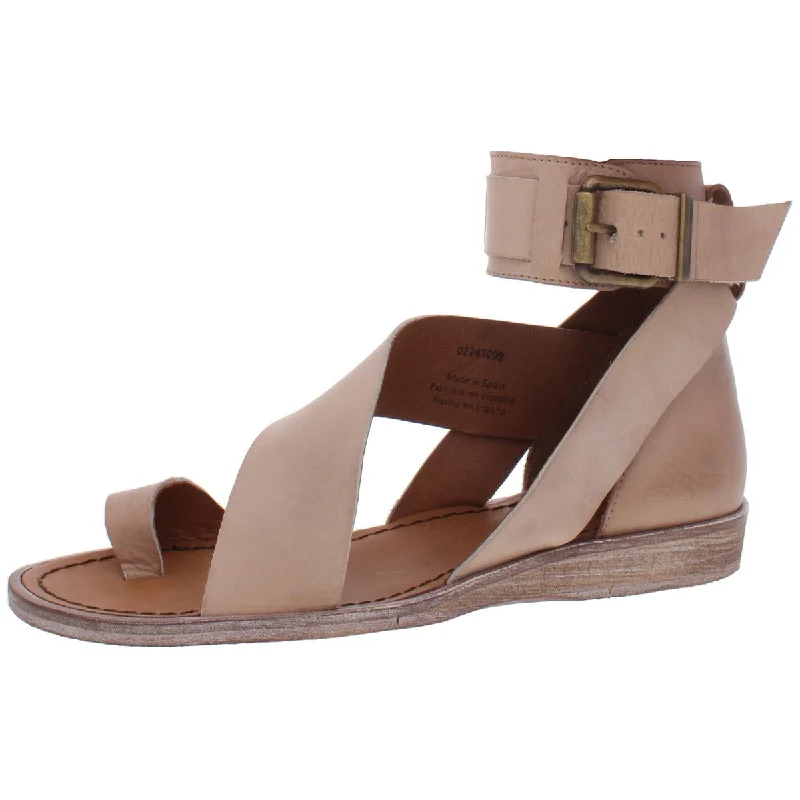 Women's Strappy Gladiator Sandals with Buckle Closures in Tan for a Boho LookFree People Womens Vale Leather Ankle Strap Flat Sandals Women's Strappy Gladiator Sandals with Buckle Closures in Tan for a Boho LookFree People Womens Vale Leather Ankle Strap Flat Sandals