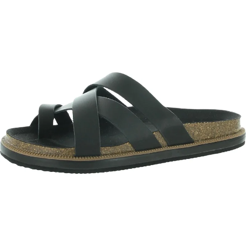 Adjustable Strap Women's Sandals with a Padded Heel in Pink for a Custom FitFree People Womens Ventura Leather Strappy Footbed Sandals